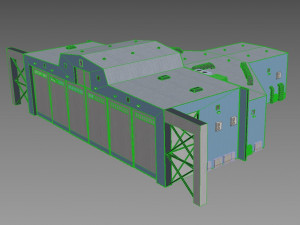 hangar 3D Model