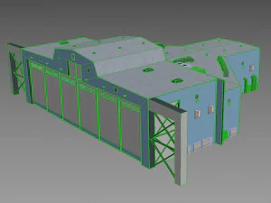 hangar 3D Model