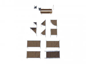 marina for boats 3D Model