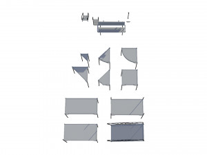 marina for boats 3D Model