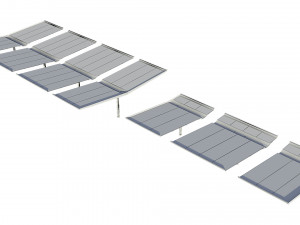 canopy car parking modular 3Dモデル