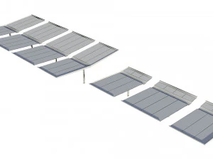 canopy car parking modular 3D Model