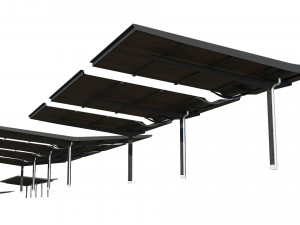 canopy car parking modular 3Dモデル