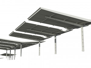 canopy car parking modular 3Dモデル