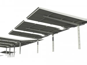 canopy car parking modular 3D Model