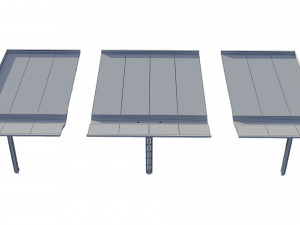 canopy car parking modular 3Dモデル