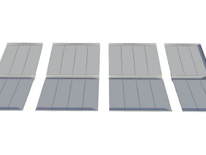 canopy car parking modular 3D Model