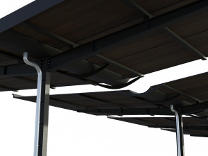 canopy car parking modular 3Dモデル