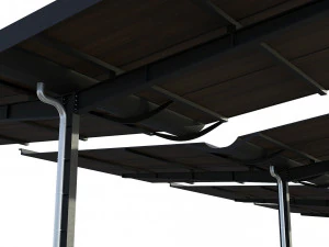 canopy car parking modular 3D Model