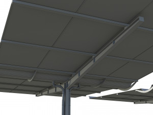 canopy car parking modular 3Dモデル
