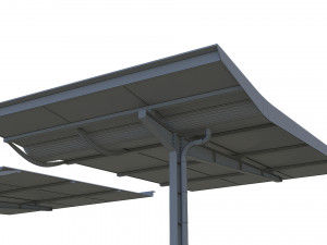 canopy car parking modular 3Dモデル