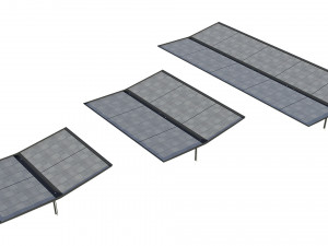 canopy car parking modular 3Dモデル