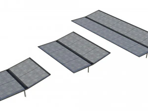 canopy car parking modular 3D Model