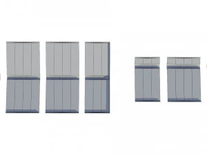canopy car parking modular 3D Model