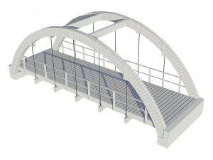 bridge wooden 3D Model