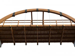 bridge wooden 3D Model