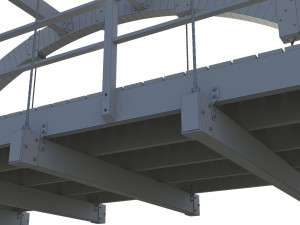 bridge wooden Modelo 3D