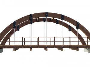 bridge wooden 3D Model