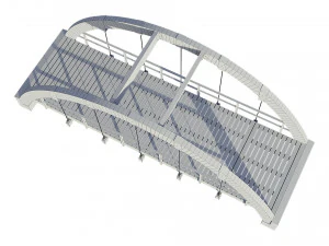 bridge wooden 3D Model