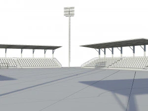 soccer football field 3D Model