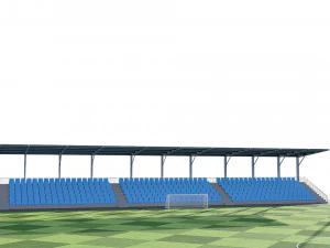 soccer football field 3D Model