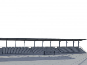 soccer football field 3Dモデル