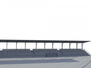 soccer football field 3D Model