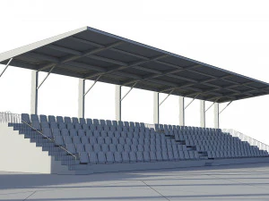 soccer football field 3D Model