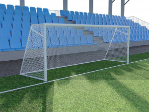 soccer football field 3D Model