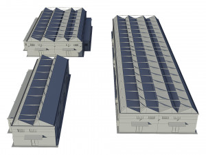 industrial buildings 3D Model