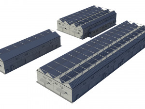 industrial buildings 3D Model