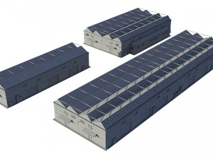 industrial buildings 3D Model