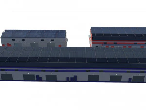 industrial buildings 3D Model