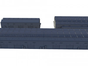 industrial buildings 3D Model