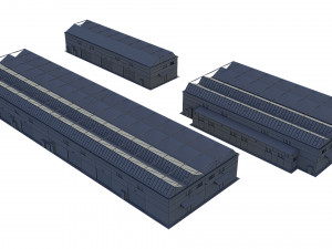 industrial buildings 3D Model