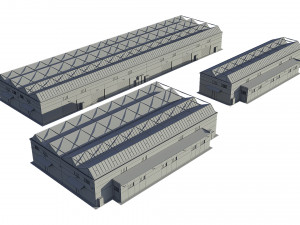 industrial buildings 3D Model