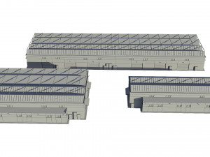industrial buildings 3D Model