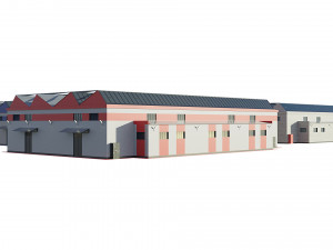 industrial buildings 3D Model