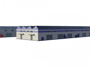 industrial buildings 3D Model
