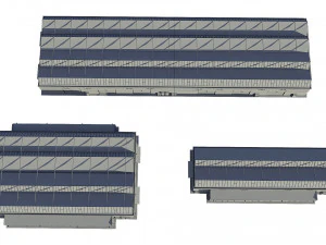 industrial buildings 3D Model