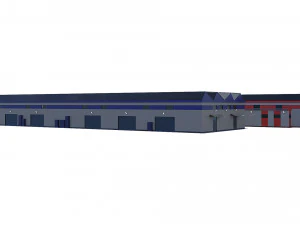 industrial buildings 3D Model