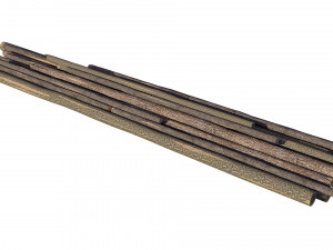 Wood Log 3D 모델