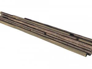 Wood Log 3D Model