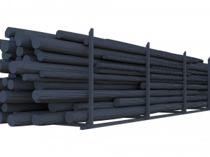 Wood Log 3D 모델