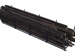 Wood Log 3D 모델