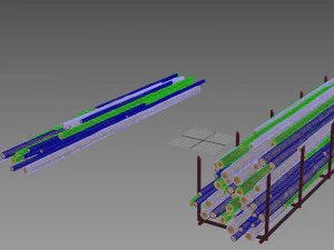Wood Log 3D Model