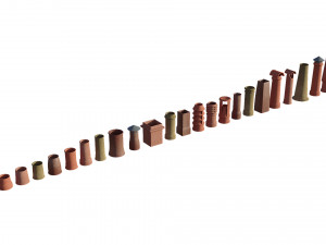 Chimneys model pack Modèle 3D