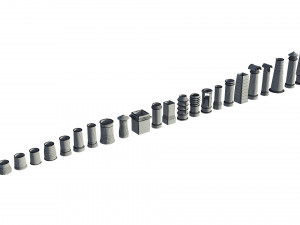 Chimneys model pack Modèle 3D