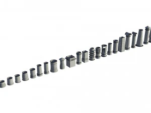 Chimneys model pack 3D Model