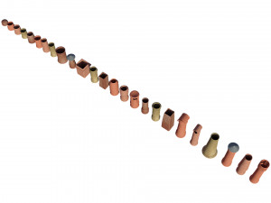 Chimneys model pack Modèle 3D